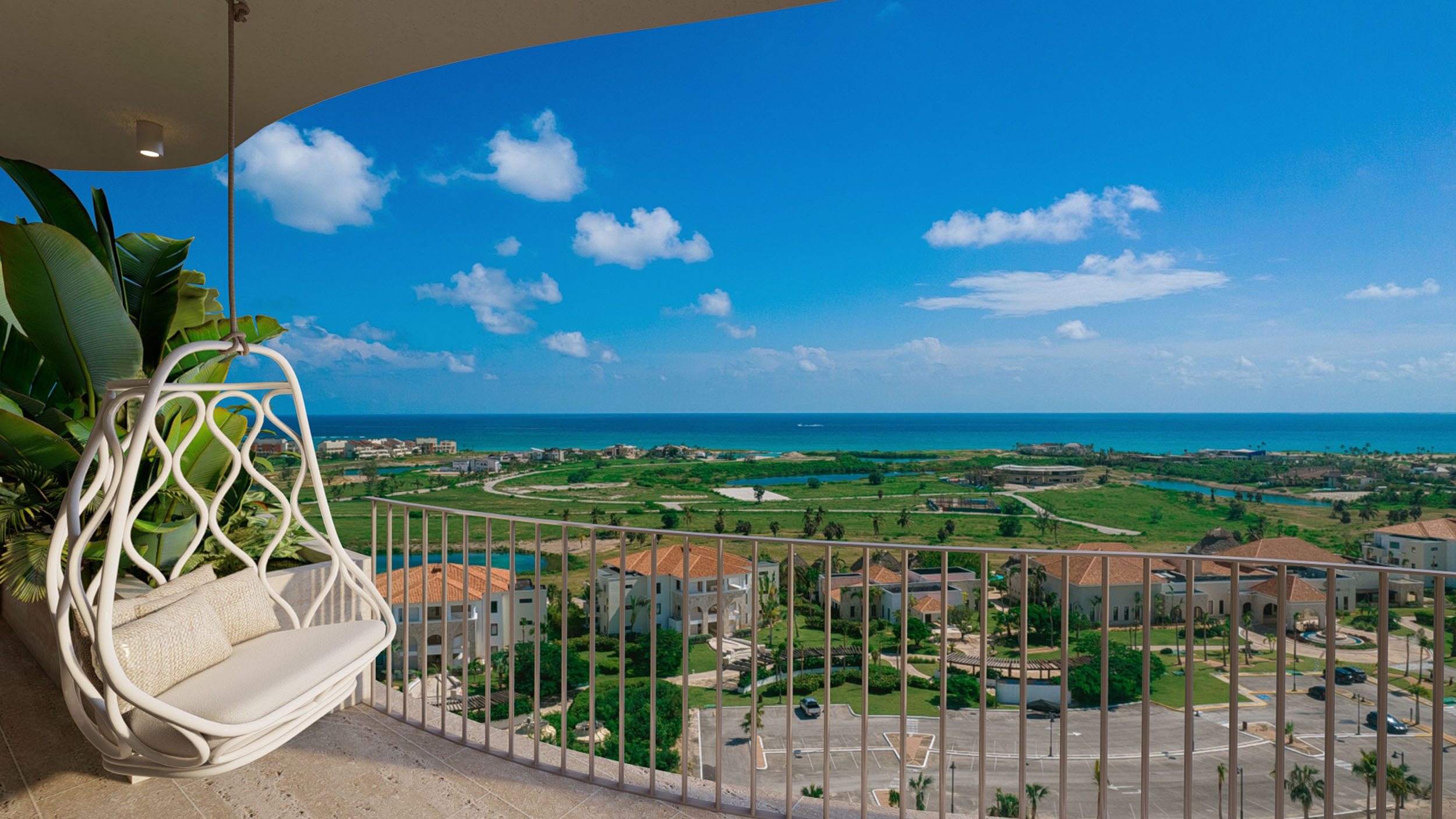 Danzza Luxury Residence, cap cana beach and golf view