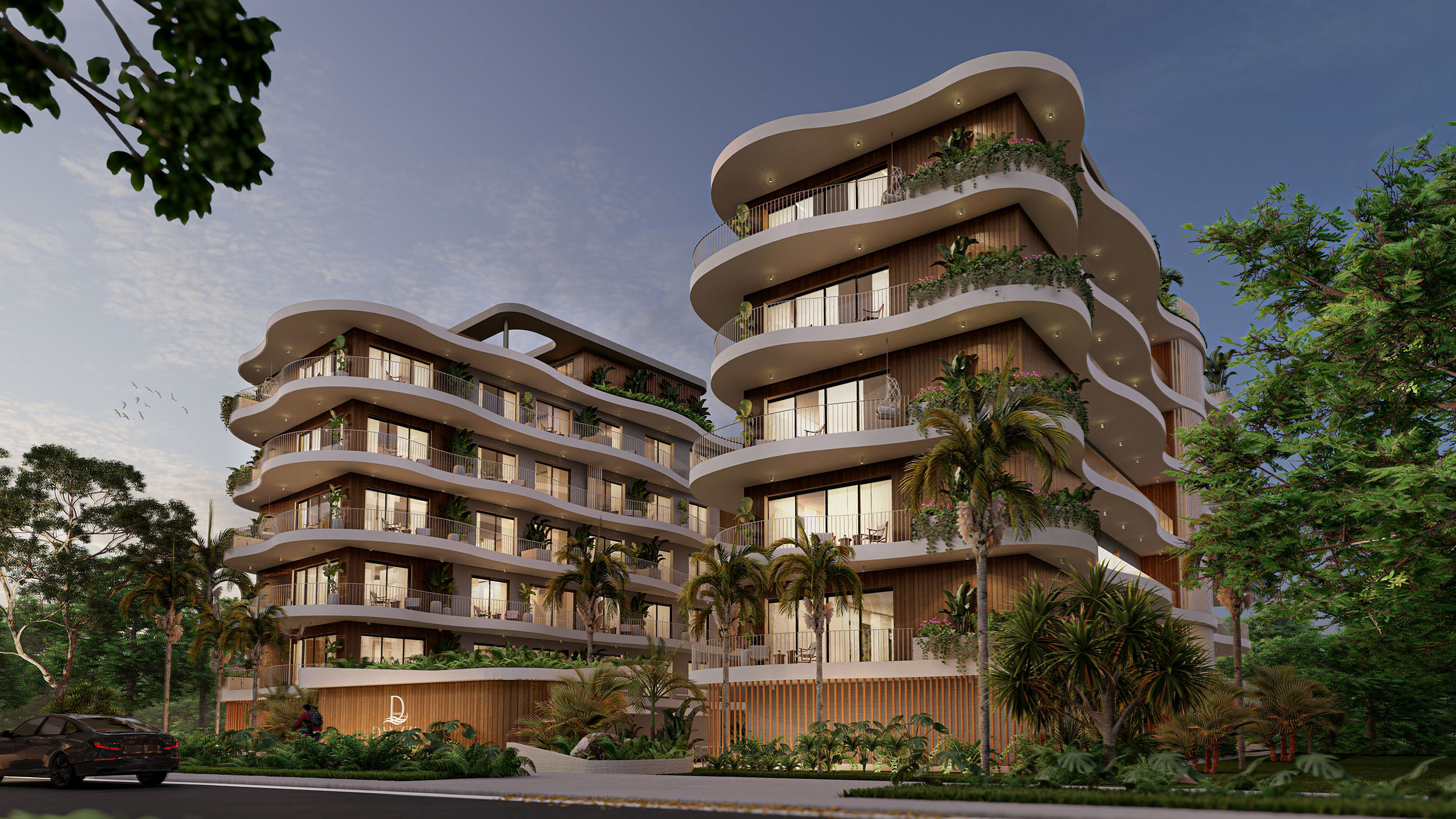 Danzza Luxury Residence, cap cana out side view
